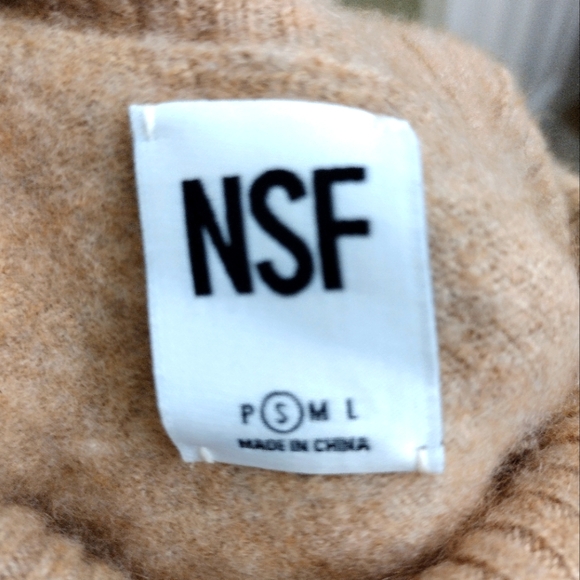 NSF Cashmere Turtleneck Sweater - Picture 3 of 3